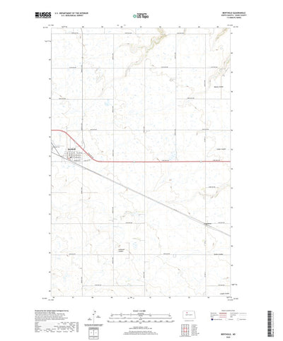 United States Geological Survey Berthold, ND (2020, 24000-Scale) digital map