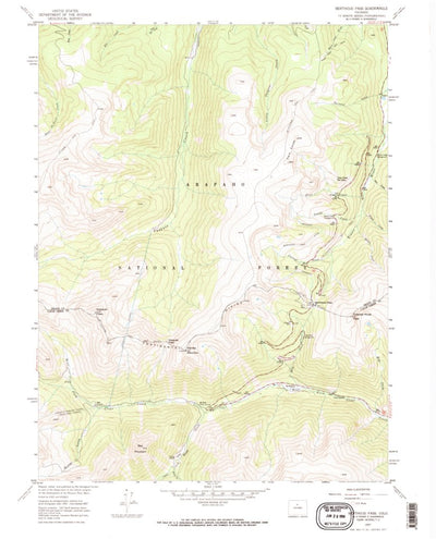 United States Geological Survey Berthoud, CO (1957, 24000-Scale) digital map