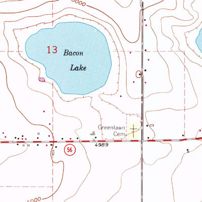 United States Geological Survey Berthoud, CO (1960, 24000-Scale) digital map