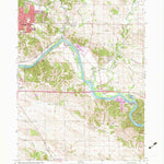 United States Geological Survey Bertram, IA (1968, 24000-Scale) digital map