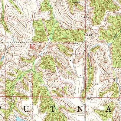 United States Geological Survey Bertram, IA (1968, 24000-Scale) digital map