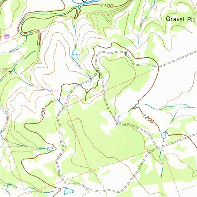 United States Geological Survey Bertram, TX (1967, 24000-Scale) digital map