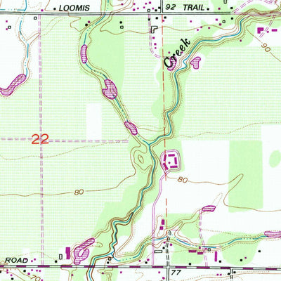 United States Geological Survey Bertrand Creek, WA (1952, 24000-Scale) digital map