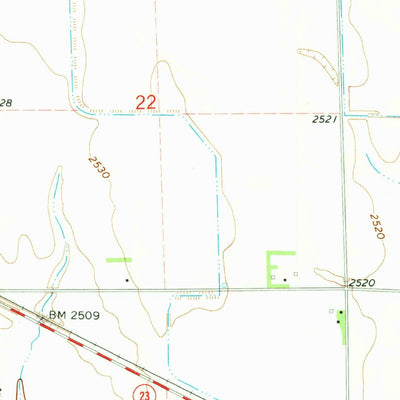 United States Geological Survey Bertrand, NE (1971, 24000-Scale) digital map