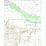 United States Geological Survey Bertrand NW, NE (1962, 24000-Scale) digital map