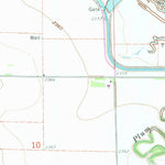 United States Geological Survey Bertrand NW, NE (1962, 24000-Scale) digital map