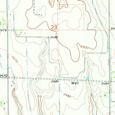 United States Geological Survey Bertrand SE, NE (1970, 24000-Scale) digital map