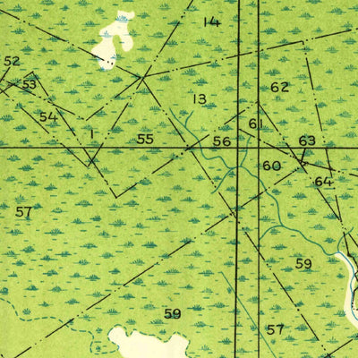 United States Geological Survey Bertrandville, LA (1932, 31680-Scale) digital map