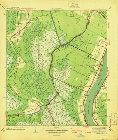 United States Geological Survey Bertrandville, LA (1940, 31680-Scale) digital map