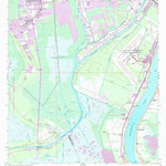 United States Geological Survey Bertrandville, LA (1966, 24000-Scale) digital map