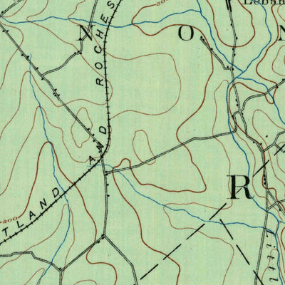 United States Geological Survey Berwick, ME-NH (1891, 62500-Scale) digital map
