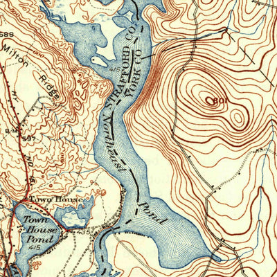 United States Geological Survey Berwick, ME-NH (1937, 62500-Scale) digital map