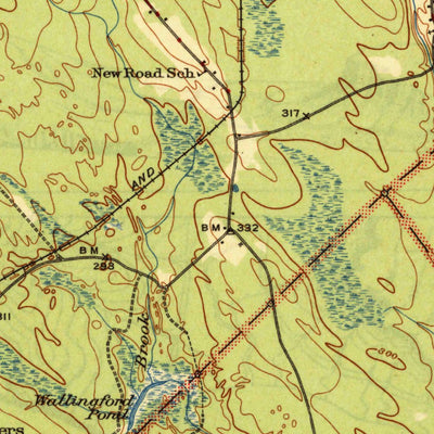 United States Geological Survey Berwick, ME-NH (1944, 62500-Scale) digital map