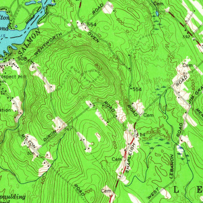 United States Geological Survey Berwick, ME-NH (1958, 62500-Scale) digital map