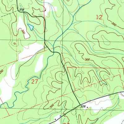 United States Geological Survey Berwick, MS (1988, 24000-Scale) digital map