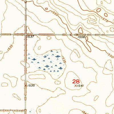 United States Geological Survey Berwick, ND (1954, 24000-Scale) digital map