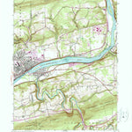 United States Geological Survey Berwick, PA (1955, 24000-Scale) digital map