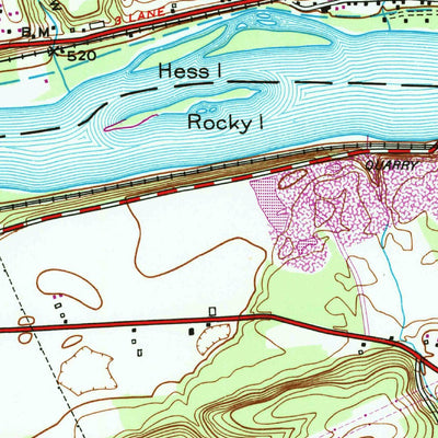 United States Geological Survey Berwick, PA (1955, 24000-Scale) digital map
