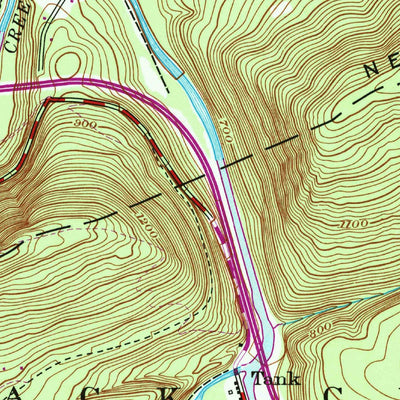United States Geological Survey Berwick, PA (1955, 24000-Scale) digital map