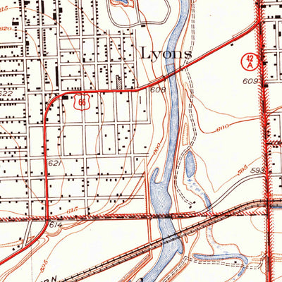 United States Geological Survey Berwyn, IL (1928, 24000-Scale) digital map