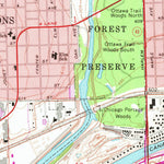 United States Geological Survey Berwyn, IL (1963, 24000-Scale) digital map