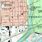 United States Geological Survey Berwyn, IL (1993, 24000-Scale) digital map