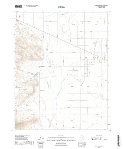 United States Geological Survey Beryl Junction, UT (2023, 24000-Scale) digital map