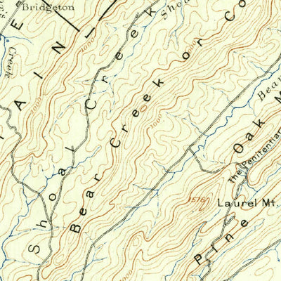 United States Geological Survey Bessemer, AL (1890, 125000-Scale) digital map