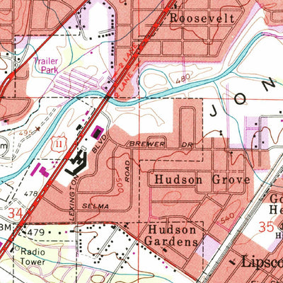 United States Geological Survey Bessemer, AL (1959, 24000-Scale) digital map