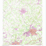United States Geological Survey Bessemer City, NC (1993, 24000-Scale) digital map