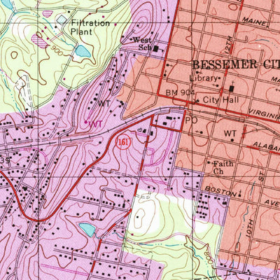 United States Geological Survey Bessemer City, NC (2002, 24000-Scale) digital map