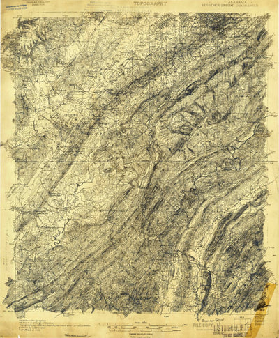 United States Geological Survey Bessemer Iron District, AL (1905, 48000-Scale) digital map