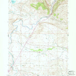 United States Geological Survey Bessemer Mountain, WY (1951, 24000-Scale) digital map