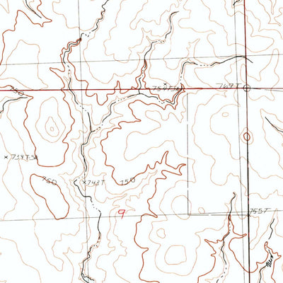 United States Geological Survey Bessie Butte, SD (1982, 24000-Scale) digital map