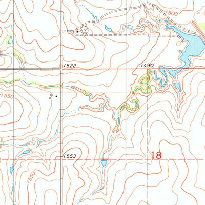 United States Geological Survey Bessie, OK (1983, 24000-Scale) digital map