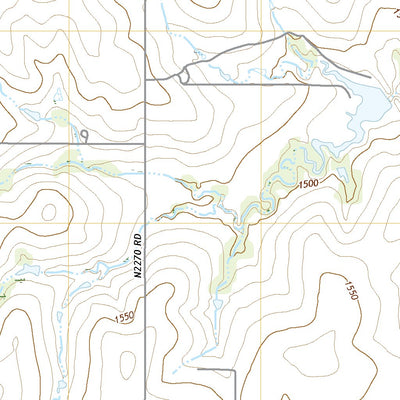 United States Geological Survey Bessie, OK (2022, 24000-Scale) digital map