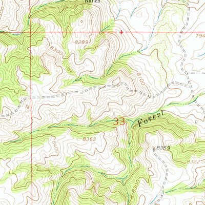 United States Geological Survey Best Ranch, WY (1963, 24000-Scale) digital map