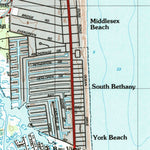 United States Geological Survey Bethany Beach, DE (1984, 24000-Scale) digital map