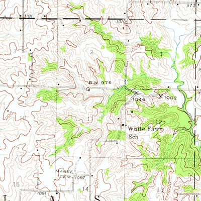 United States Geological Survey Bethany, MO (1948, 62500-Scale) digital map
