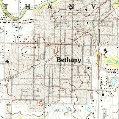 United States Geological Survey Bethany, MO (1984, 24000-Scale) digital map