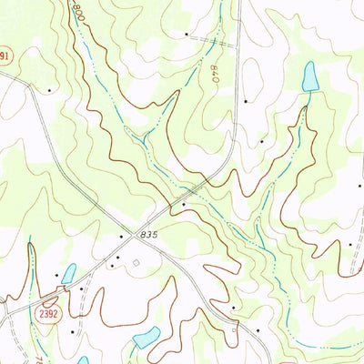 United States Geological Survey Bethany, NC (1971, 24000-Scale) digital map