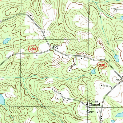 United States Geological Survey Bethany, NC (1997, 24000-Scale) digital map
