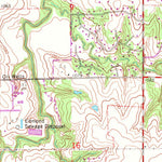 United States Geological Survey Bethany NE, OK (1966, 24000-Scale) digital map