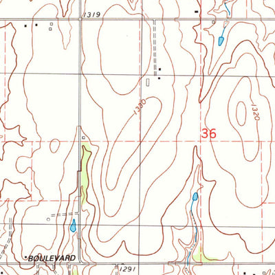 United States Geological Survey Bethany, OK (1986, 24000-Scale) digital map