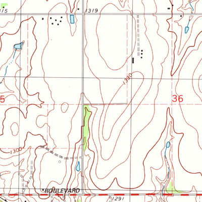United States Geological Survey Bethany, OK (1995, 24000-Scale) digital map