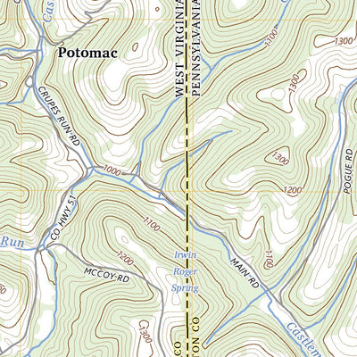 United States Geological Survey Bethany, WV (2023, 24000-Scale) digital map