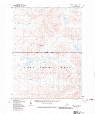 United States Geological Survey Bethel A-2, AK (1979, 63360-Scale) digital map