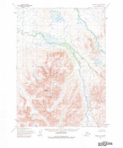 United States Geological Survey Bethel A-4, AK (1954, 63360-Scale) digital map