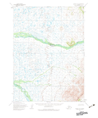United States Geological Survey Bethel A-6, AK (1954, 63360-Scale) digital map