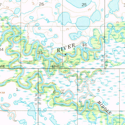 United States Geological Survey Bethel A-7, AK (1954, 63360-Scale) digital map